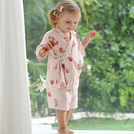 BabyStormi 和式开襟套装 夏季薄款儿童成人家居服（周末不放货） 商品图3