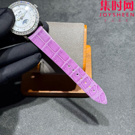 V2升级版 宝珀月亮美人系列天然贝母盘女表 女士机械腕表 JB女装3663全历月相腕表35mm 商品图8