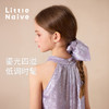 Little Naive女童亮丝头绳夏季新款小女孩头花儿童闪闪大肠发圈 商品缩略图0
