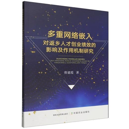 多重网络嵌入对返乡人才创业绩效的影响及作用机制研究 商品图0