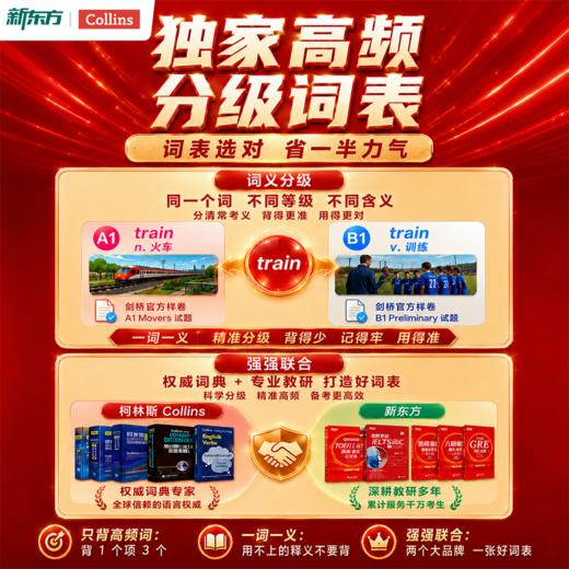 【新东方】新东方x柯林斯 刷刷学-超级词汇量5000词 商品图1