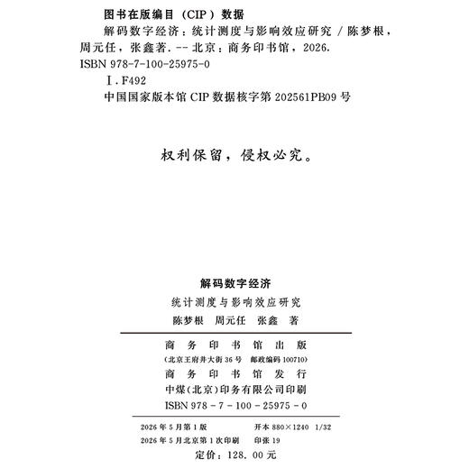 解码数字经济：统计测度与影响效应研究 商品图1