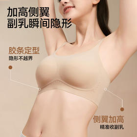 草本初色【自然隐】草本初色蚕丝香氛粉底液隐形美背内衣65162款两件装 穿搭隐形 专研粉底液调色（加赠两条内裤）