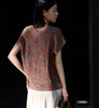 「东方贵女」新中式蚕丝红云纱气质小衫，桑蚕丝混纺，自带东方韵味又不挑人【3-5天发货】 商品缩略图4