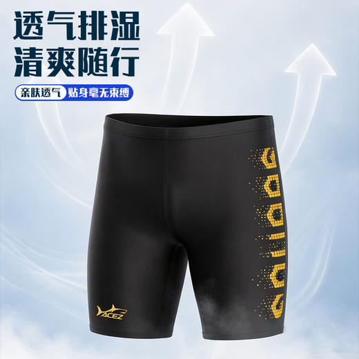 男士速干五分泳裤专业训练防尴尬舒适贴身 商品图2