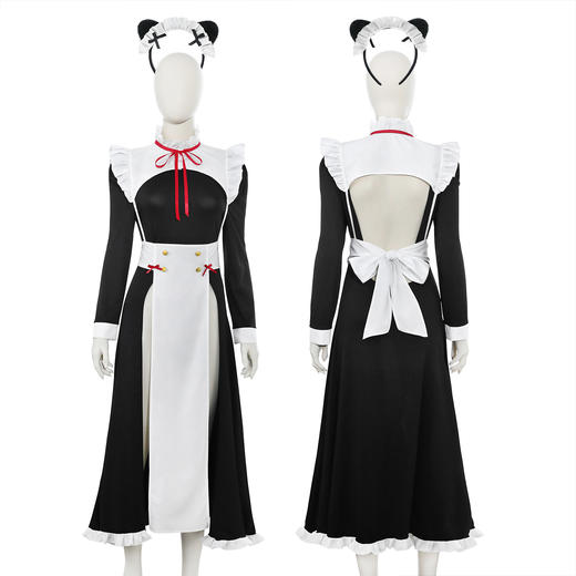 【情趣内衣】霏慕&谜姬 私宅女仆可露胸露臀套装F004 商品图12