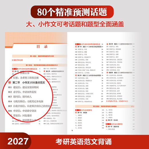 2027考研英语范文背诵 商品图4