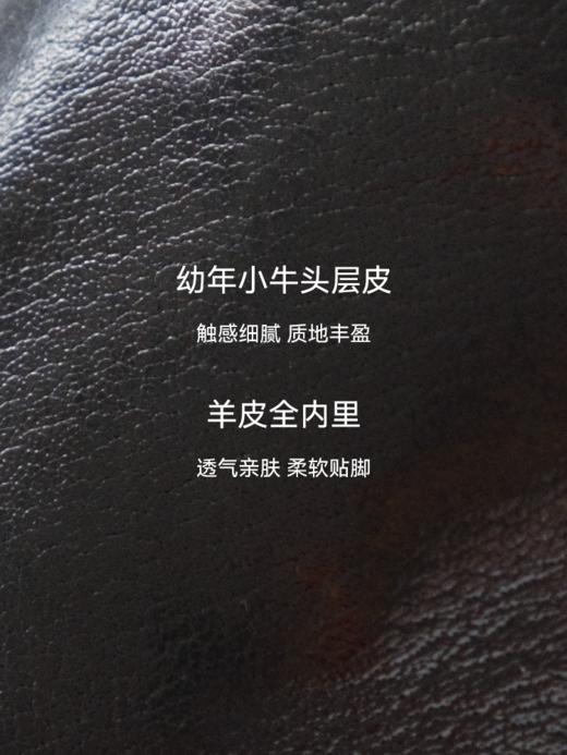 不对称夹脚牛皮中跟凉拖鞋ACG2FTW079 商品图7