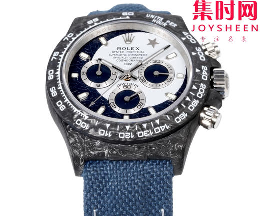 TW劳力士宇宙计时迪通拿系列之碳纤维定制版 Diw改装碳纤维迪通拿 男士腕表 魔术贴表带 不仅佩戴轻便，而且外表坚硬 商品图1