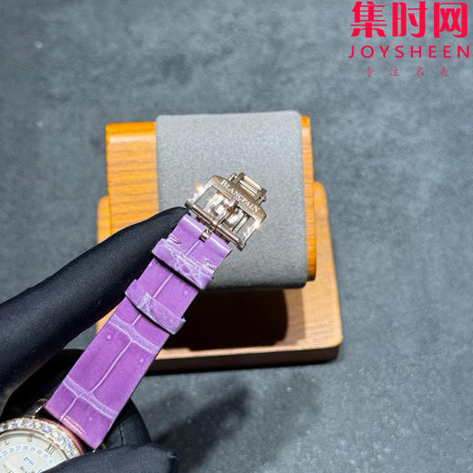 V2升级版 宝珀月亮美人系列天然贝母盘女表 女士机械腕表 JB女装3663全历月相腕表35mm 商品图7