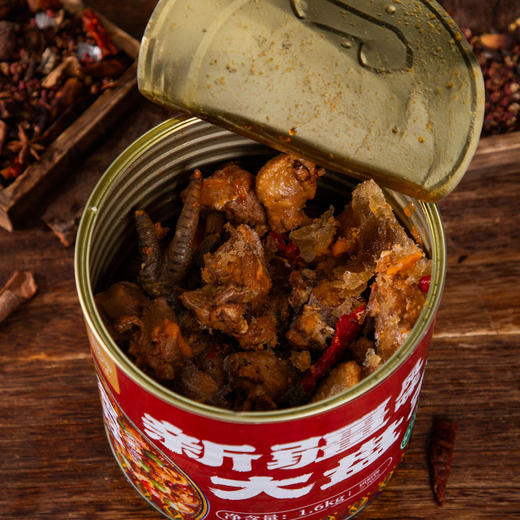 1.6kg超大份！好吃又方便！新疆风味大盘鸡 1600g/罐 整只小公鸡 下单后现炒 低温锁鲜 京东冷链发货 商品图7