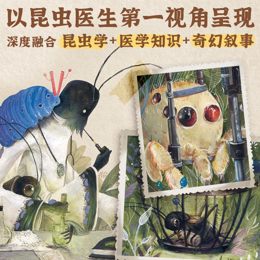 【5岁+】昆虫医生的医药手记 硬壳精装昆虫植物科普绘本 幼儿园宝宝 小学生亲子阅读绘本故事 商品图4