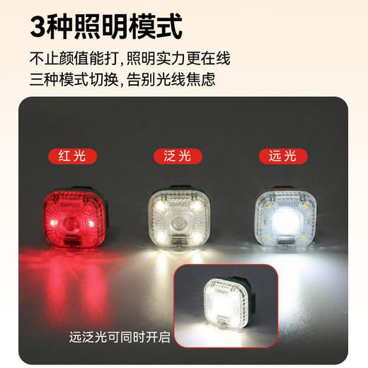 山力士CH500便携式露营强光强磁小手电筒充电户外多功能随身头灯 商品图2