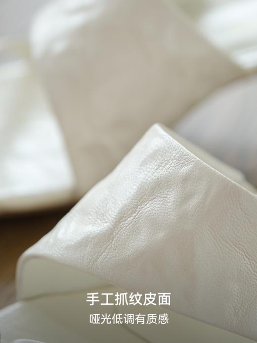 不对称夹脚牛皮中跟凉拖鞋ACG2FTW079 商品图2