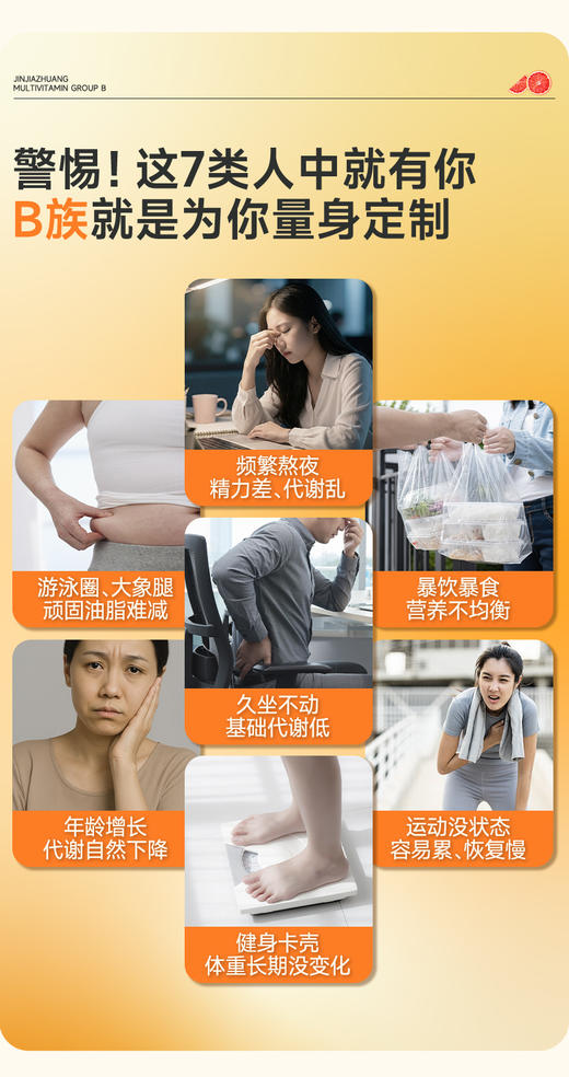 多种维生素B族片(运动营养食品耐力类)-血橙味-积分兑换 商品图4