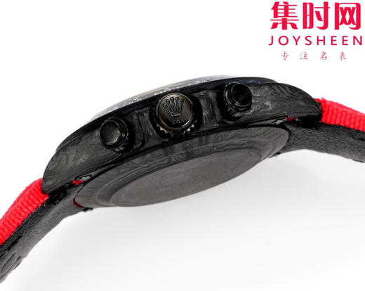 TW劳力士宇宙计时迪通拿系列之碳纤维镂空定制版 Diw改装碳纤维迪通拿镂空 男士腕表 魔术贴表带 不仅佩戴轻便，而且外表坚硬 商品图5
