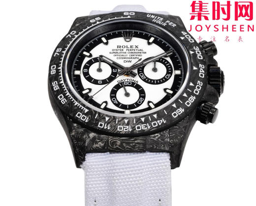 TW劳力士宇宙计时迪通拿系列之碳纤维定制版 Diw改装碳纤维迪通拿 男士腕表 魔术贴表带 不仅佩戴轻便，而且外表坚硬 商品图1