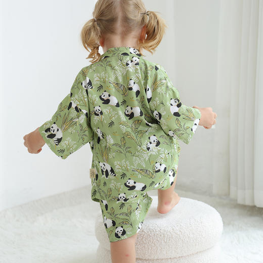 BabyStormi 和式开襟套装 夏季薄款儿童成人家居服（周末不放货） 商品图2
