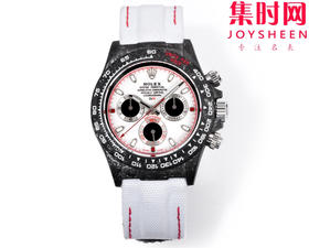 TW劳力士宇宙计时迪通拿系列之碳纤维定制版 Diw改装碳纤维迪通拿 男士腕表 魔术贴表带 不仅佩戴轻便，而且外表坚硬