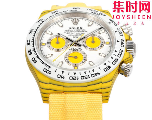 TW劳力士宇宙计时迪通拿系列之碳纤维定制版 Diw改装碳纤维迪通拿 男士腕表 魔术贴表带 不仅佩戴轻便，而且外表坚硬 商品图1