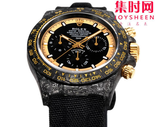 TW劳力士宇宙计时迪通拿系列之碳纤维定制版 Diw改装碳纤维迪通拿 男士腕表 魔术贴表带 不仅佩戴轻便，而且外表坚硬 商品图1