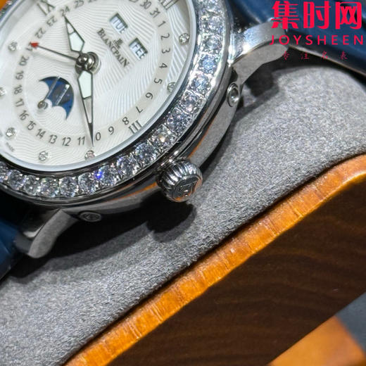 V2升级版 宝珀月亮美人系列天然贝母盘太阳纹女表 女士机械腕表 JB女装3663全历月相腕表35mm 商品图4