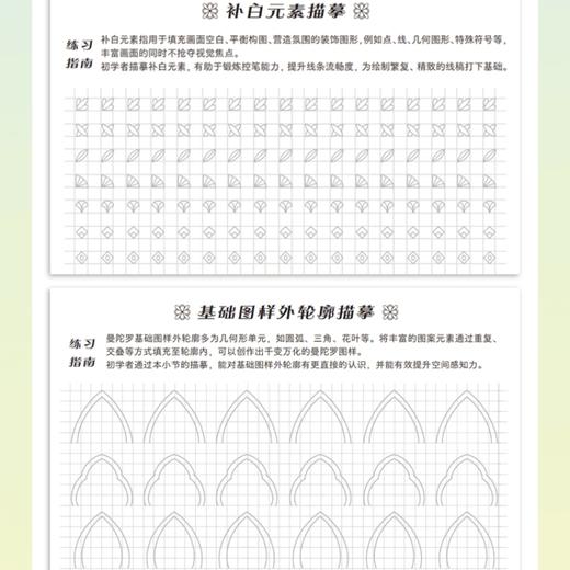 静绘曼陀罗:治愈解压涂色描摹本 商品图4