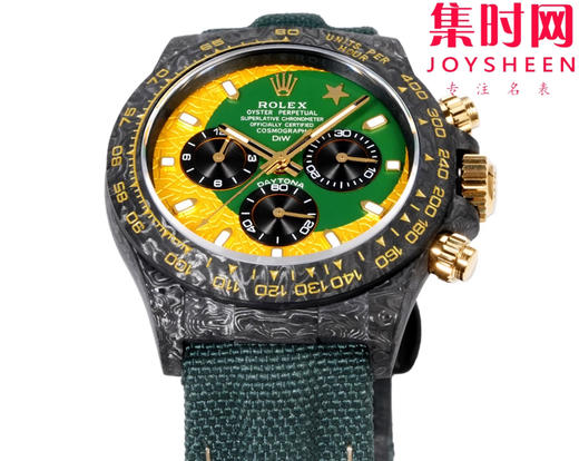 TW劳力士宇宙计时迪通拿系列之碳纤维定制版 Diw改装碳纤维迪通拿 男士腕表 魔术贴表带 不仅佩戴轻便，而且外表坚硬 商品图1