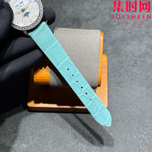 V2升级版 宝珀月亮美人系列天然贝母盘女表 女士机械腕表 JB女装3663全历月相腕表35mm 商品图6