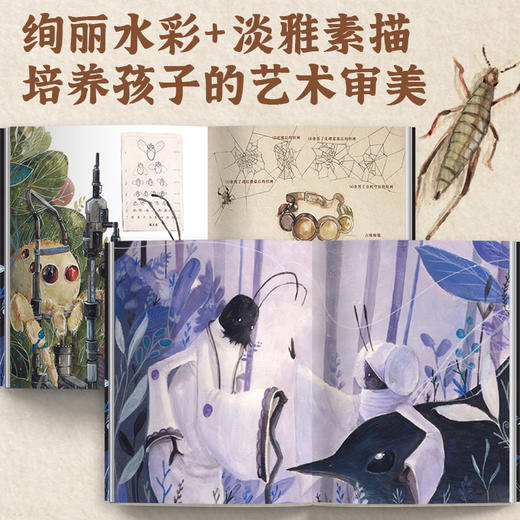 【5岁+】昆虫医生的医药手记 硬壳精装昆虫植物科普绘本 幼儿园宝宝 小学生亲子阅读绘本故事 商品图3