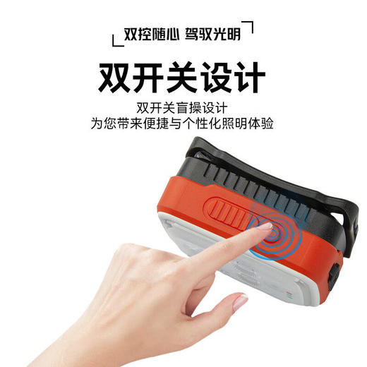 山力士牧光700 /500高海拔攀登山钓鱼头灯远射锂电户外RGB无极调光灯 商品图3