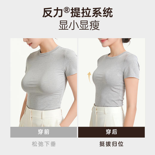 【B-E杯】润微内衣女夏薄款大胸显小聚拢收副乳防下垂无痕文胸罩2026新款  提拉显小6.0赫本 商品图2