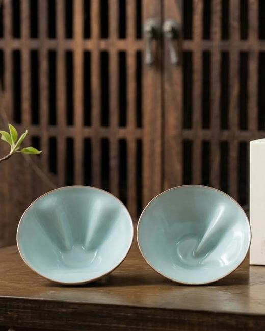 上古名屋·宋式汝窑主人杯 | 吴建槐大师监制小马、元宝灵感造型，吉祥寓意满满 商品图7