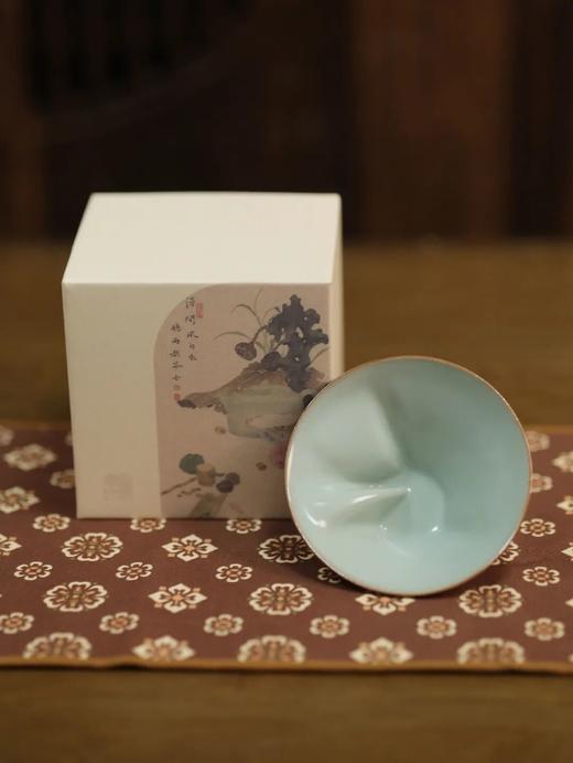 上古名屋·宋式汝窑主人杯 | 吴建槐大师监制小马、元宝灵感造型，吉祥寓意满满 商品图6