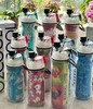 O2COOL美国原装进口喷雾水杯 | 按下按钮就可喷出水雾，身上的粘腻1秒解除，外出带它能保冷5小时，打开喝到的还是冰水，特别解 商品缩略图3
