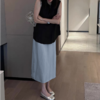 👊专柜799，开团89❗【开衩醋酸半裙】OURWE ARCHIVE同款，从会议室到咖啡厅的自在🌿极.简剪裁替代身材焦虑每个体型都能穿出「松弛自信」0615 商品缩略图6