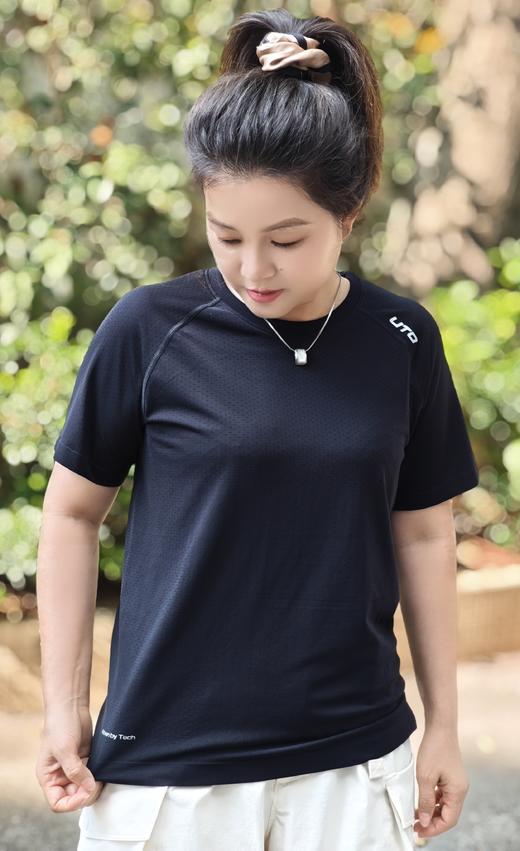UTO悠途向氢coolmax速干T恤男女款运动专业跑步短袖92604105/92604205 商品图9
