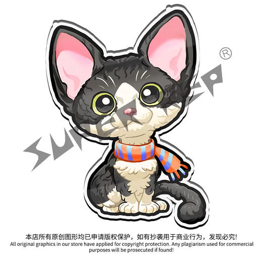 冰箱贴 猫咪主题 磁吸 Q版 卡通猫猫萌宠 动物周边 super rep超爬正版【48小时发货】 商品图8