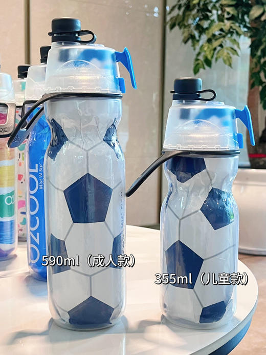 O2COOL美国原装进口喷雾水杯 | 按下按钮就可喷出水雾，身上的粘腻1秒解除，外出带它能保冷5小时，打开喝到的还是冰水，特别解 商品图2