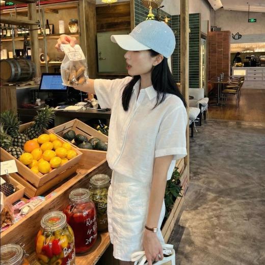 👊专柜899，开团99❗【亚麻设计袖简约上衣】OURWE ARCHIVE同款，专属夏日的清爽感的一件衬衫，亚麻混纺莱赛尔面料，穿起来吸湿透气，柔软干爽  0615 商品图10