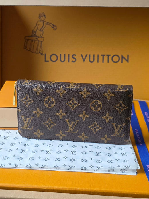 春夏特惠💰400 原单LV M28277 LV经典Zippy长款拉链钱夹 商品图1