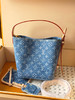 春夏特惠💰780 原单LV M28107蓝色牛仔布 本款 Denim Rendez-Vous 系列 All In BB 手袋 商品缩略图1