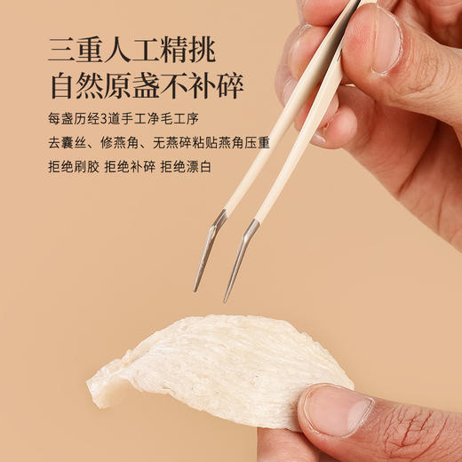 正安 可溯源精选燕窝 优质大密盏唾液酸含量高 优质原材 肺力滋润秋冬好物拒绝身体皮肤干燥 女性体弱者送礼优选 马来西亚/印度尼西亚进口燕窝【贵系原材，不叠加其他活动】 商品图10