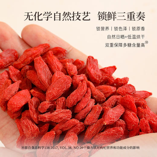 正安 宁夏枸杞 头茬大果自然干燥优质原材 眼睛目明味甘性平精力补充拒绝疲乏 泡水煲汤办公室茶饮家庭食材 枸杞250g/罐 商品图9