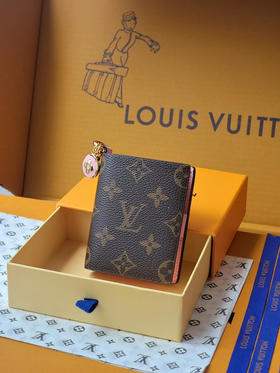 春夏特惠💰430 原单LV M14718粉色 本款 LV Charms 口袋钱夹