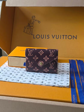 春夏特惠💰380 原单LV Victorine短款钱包 M27681浅绿！M27682浅蓝！M27689棕！M27690玫红！M27691米白！