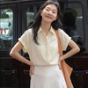 👊专柜899，开团99❗【亚麻设计袖简约上衣】OURWE ARCHIVE同款，专属夏日的清爽感的一件衬衫，亚麻混纺莱赛尔面料，穿起来吸湿透气，柔软干爽  0615 商品缩略图0