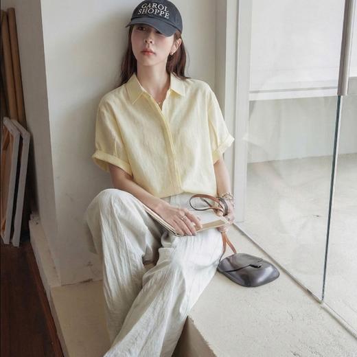 👊专柜899，开团99❗【亚麻设计袖简约上衣】OURWE ARCHIVE同款，专属夏日的清爽感的一件衬衫，亚麻混纺莱赛尔面料，穿起来吸湿透气，柔软干爽  0615 商品图6