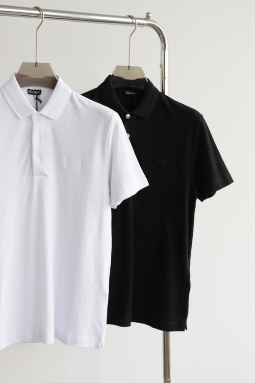 26【小杰 商务休闲珠地棉男士Polo衫】 TX721 商品图4