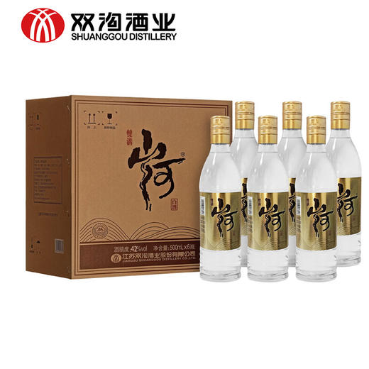 双沟山河大曲金标42度 500mL 整箱6瓶装 商品图0